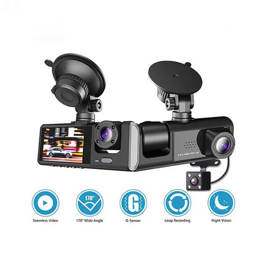 🚗 CÁMARA DVR PARA AUTO FULL HD 1080P