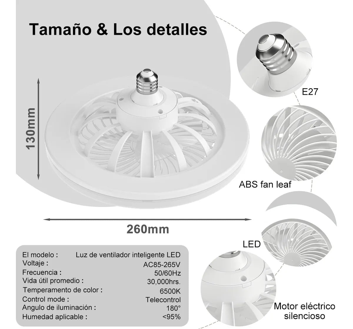 BrisaGlow® Lampara Ventilador De Techo Con Control Remoto