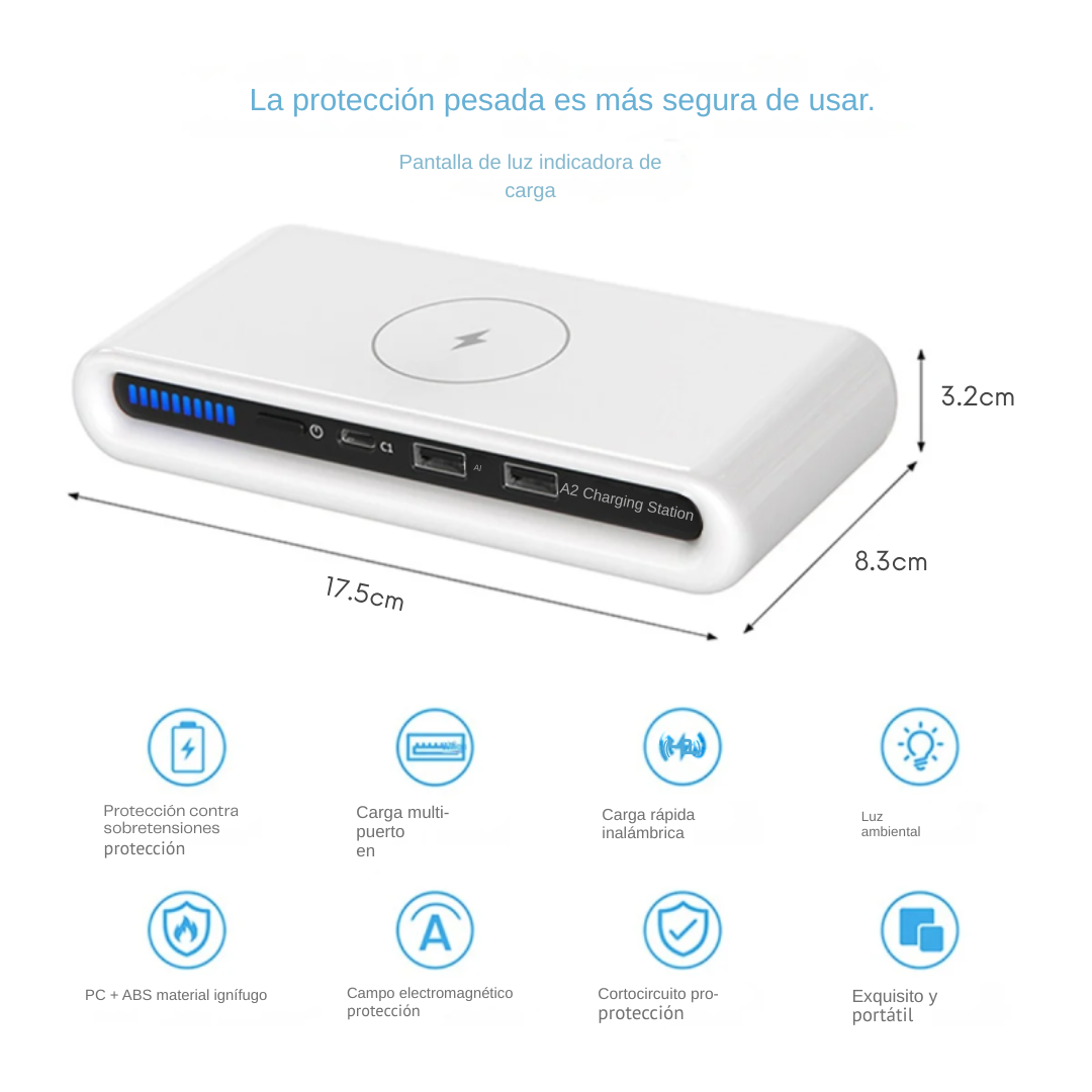 Cargador Wireless PowerHub 4in1®