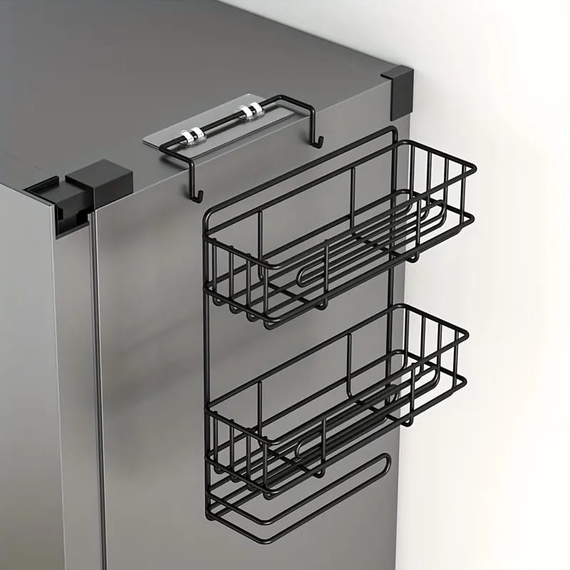 SmartRack Doble Cesta™ – Organizador Premium para Refrigerador