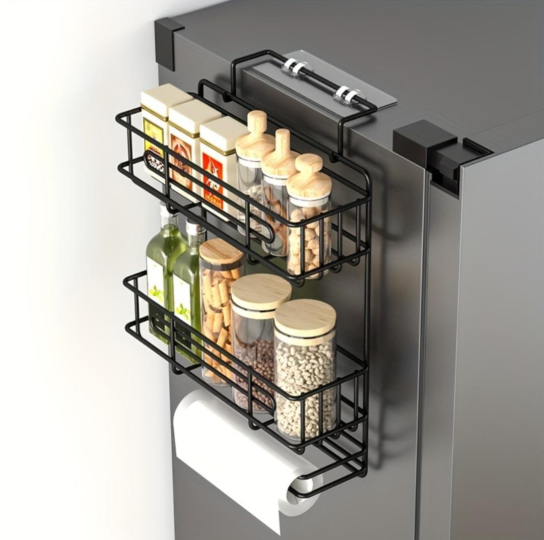 SmartRack Doble Cesta™ – Organizador Premium para Refrigerador