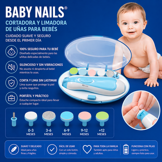 Baby Nails® Cortadora De Uñas Para Bebés
