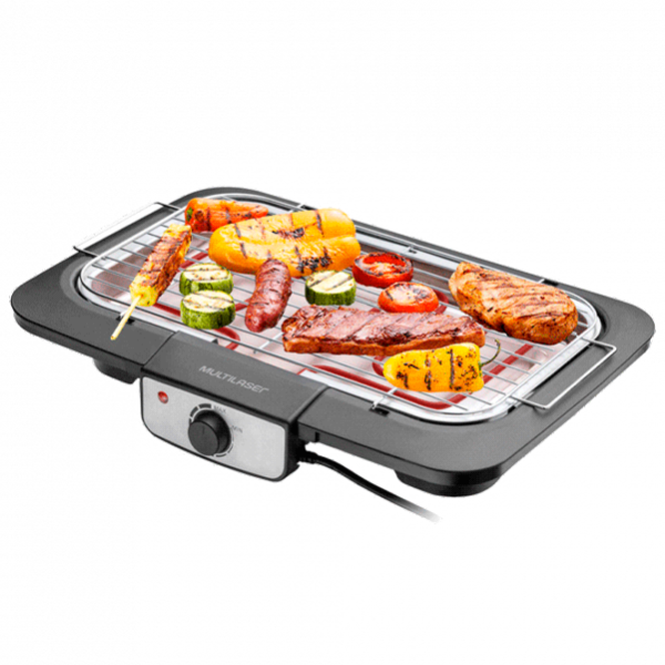 Churrasquera Eléctrica Multilaser – 1800W de Sabor en Casa