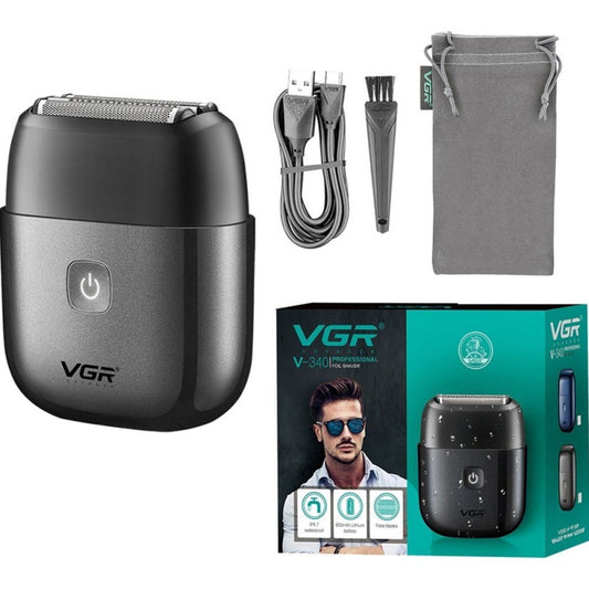 Mini Afeitadora Eléctrica VGR V-340 | Recargable · Compacta · Resistente al Agua