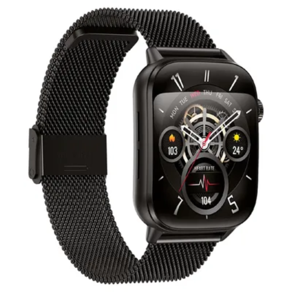 Smartwatch G-Tide Pro con Bluetooth y correas adicionales - Negro