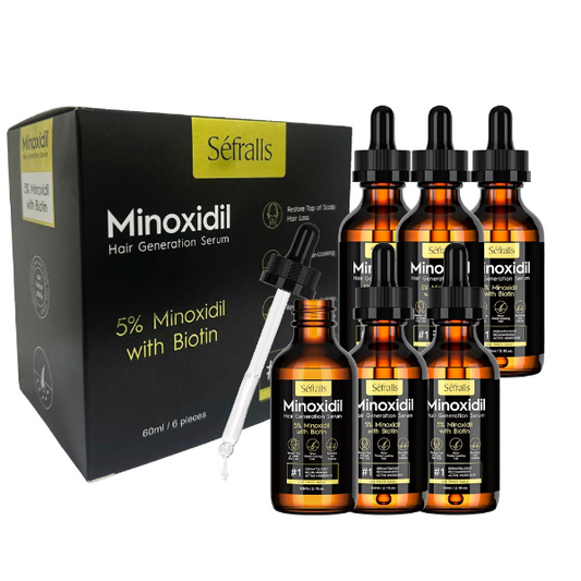 Kit de Crecimiento Capilar Sefralls Minoxidil 5% Tratamiento 6 meses