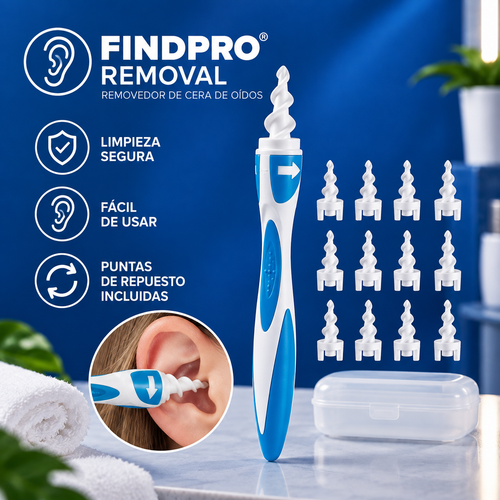 FindPro Removal® Removedor de Cera de Oídos