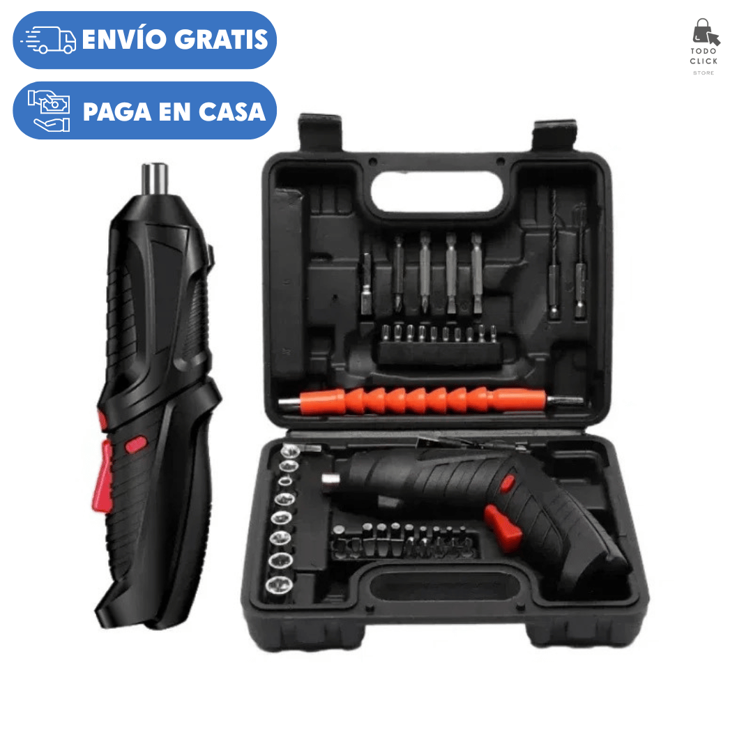 TALADRO PORTÁTIL CON HERRAMIENTAS®