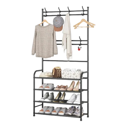 Rack pro® Perchero Multifuncional con Zapatero