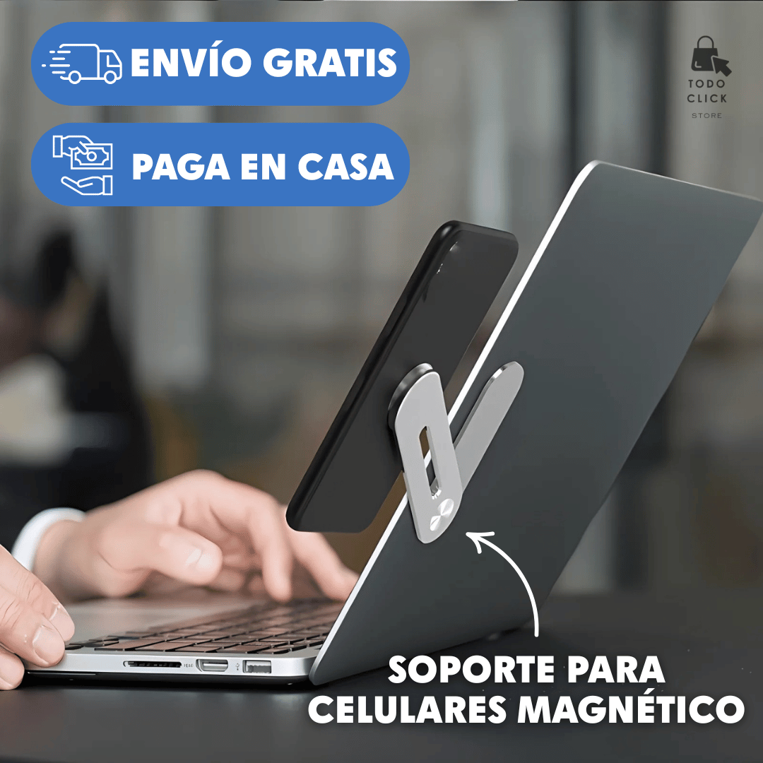 MAGNICLIP® SOPORTE PARA CELULARES DE NOTEBOOK