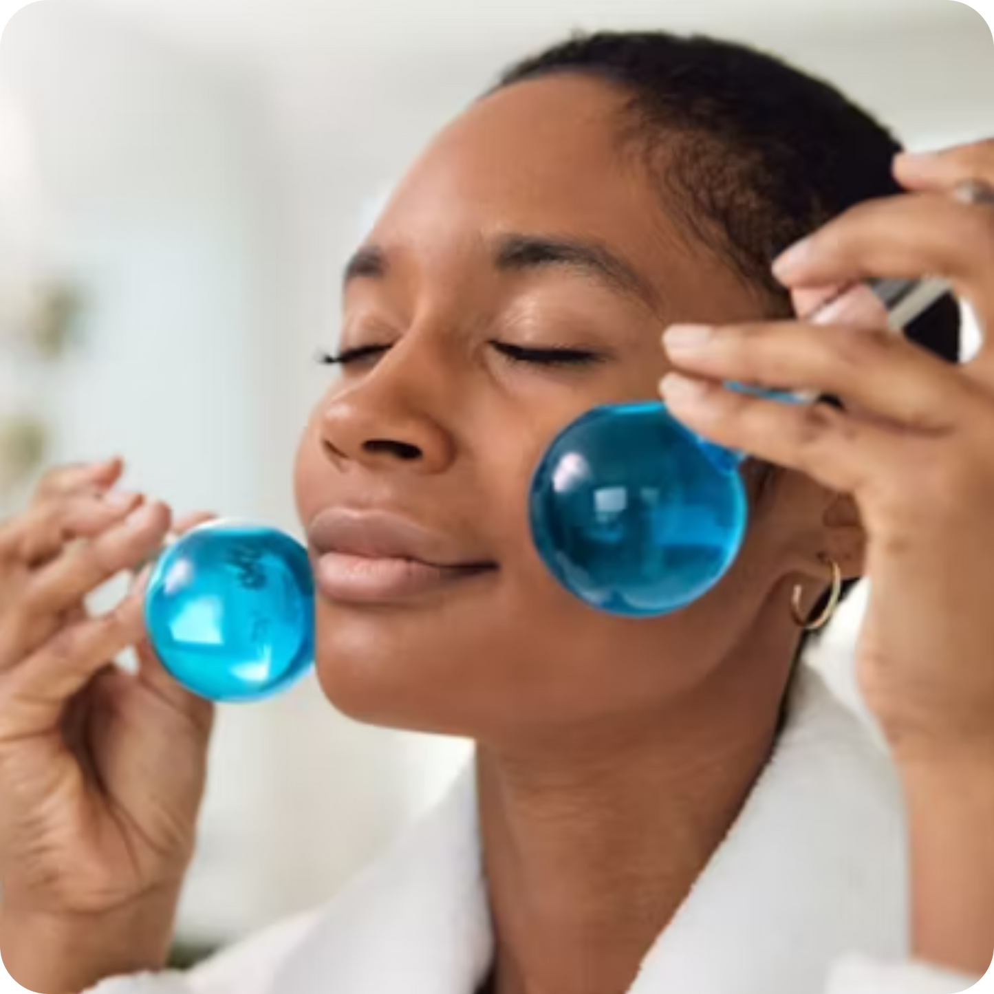 Glow pro® Masajeador Facial Frío