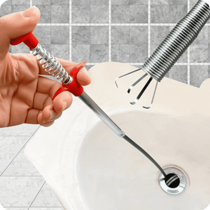 CleanerPro® Gancho Desatascador de Tuberias 1,60cm