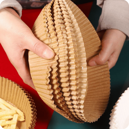 Paper Circle Pro® Canasta de Papel para Air Fryer Pack de 50 Unidades
