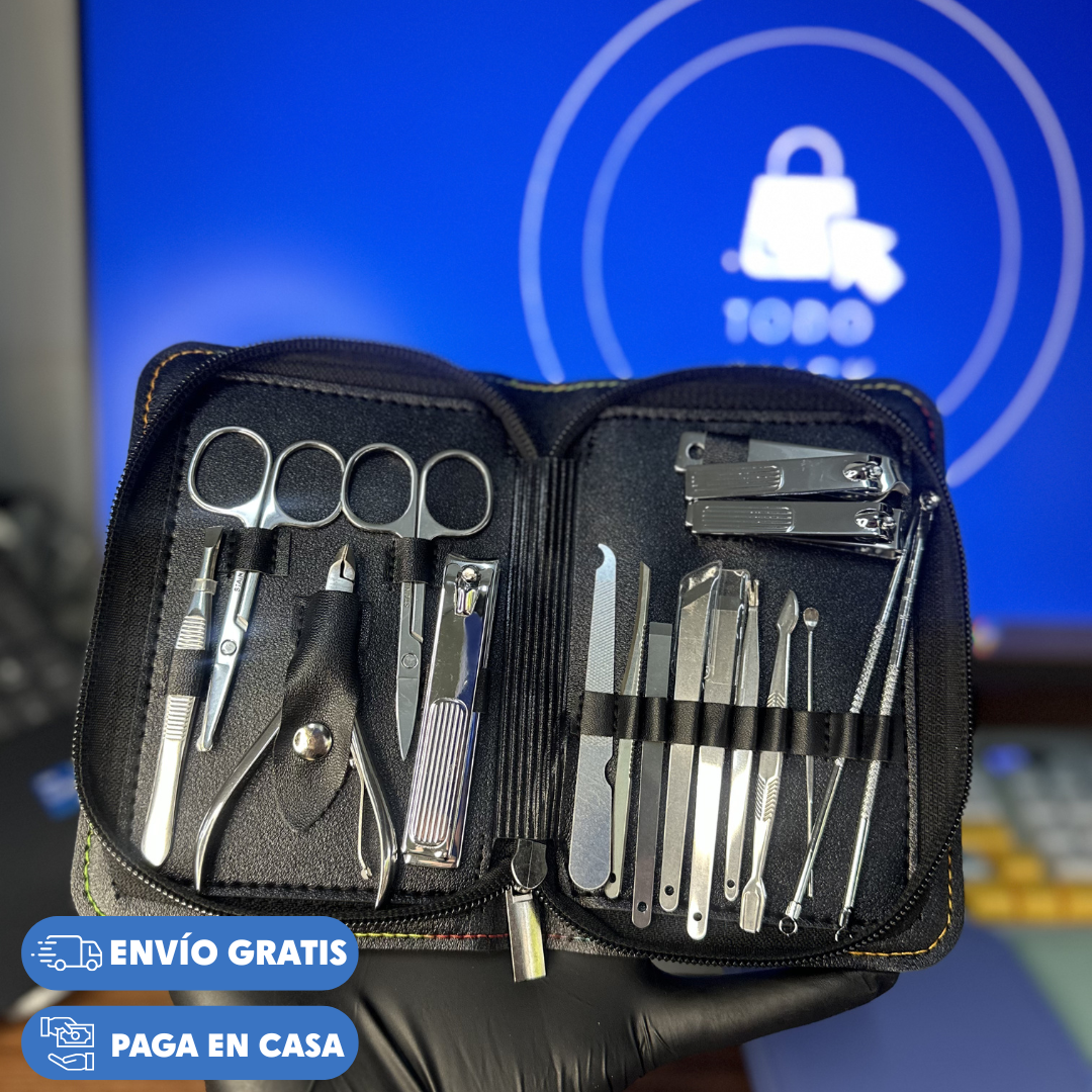 Manicure Set® Kit de manicura y extractor de puntos negros