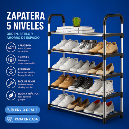 Shoe Organizer® Organizador de Zapatos de 5 Niveles