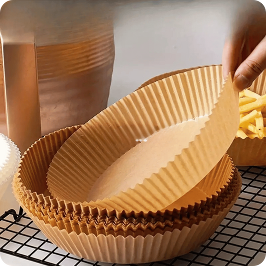 Paper Circle Pro® Canasta de Papel para Air Fryer Pack de 50 Unidades
