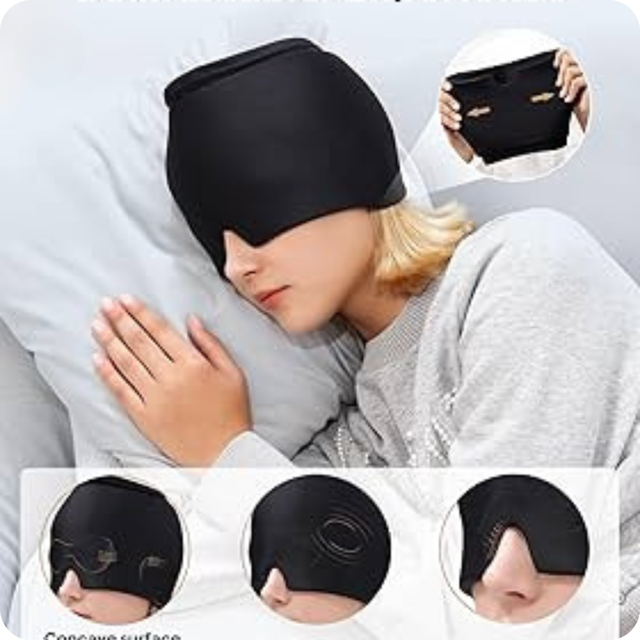 Head Pro® Gorro Frío/Caliente para Dolor de Cabeza