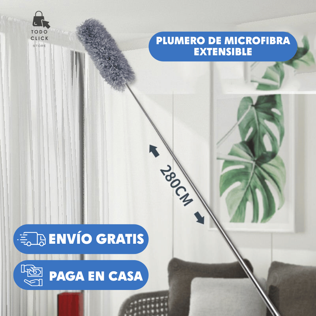 MAGIC CLEAN® PLUMERO DE MICROFIBRA EXTENSIBLE DE 2,80CM