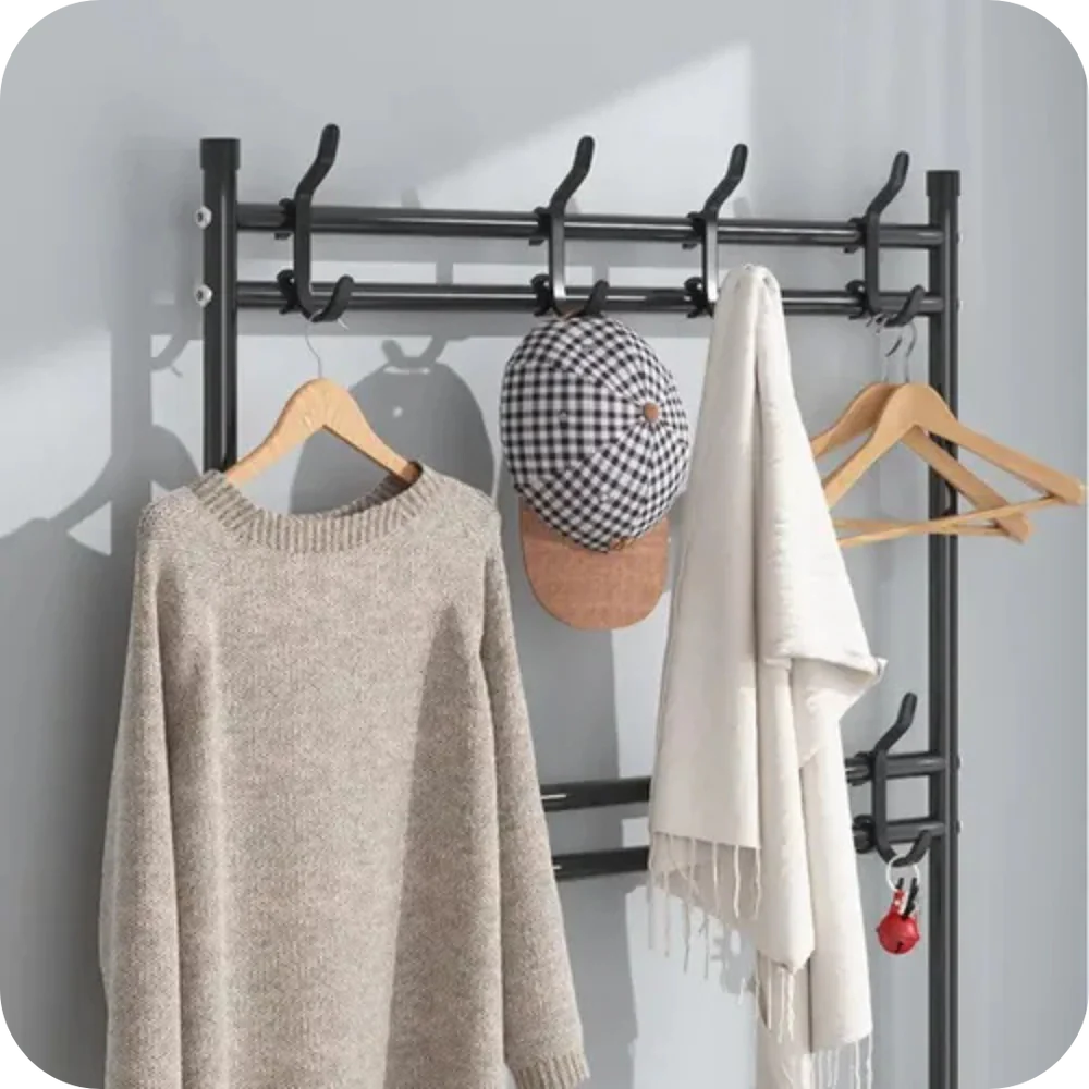 Rack pro® Perchero Multifuncional con Zapatero