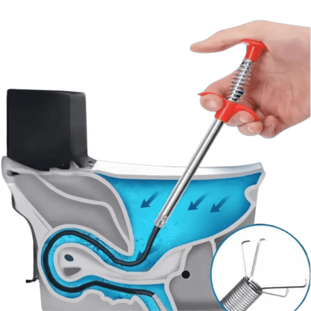 CleanerPro® Gancho Desatascador de Tuberias