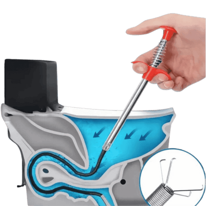 CleanerPro® Gancho Desatascador de Tuberias 1,60cm