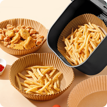 Paper Circle Pro® Canasta de Papel para Air Fryer Pack de 50 Unidades