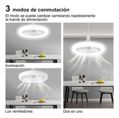 BrisaGlow® Lampara Ventilador De Techo Con Control Remoto