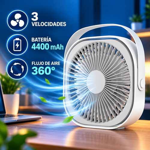 🌬️ VENTILADOR PORTÁTIL G-TIDE FD01