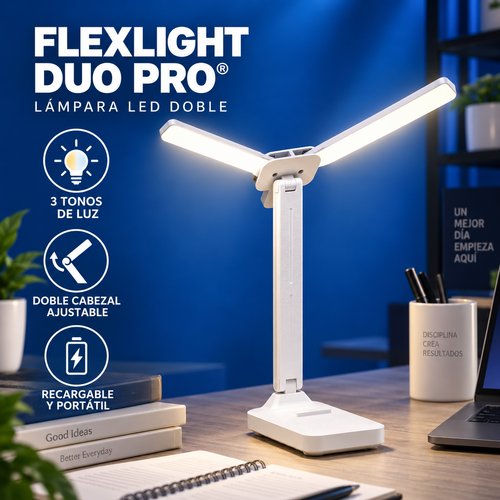 FlexLight Duo Pro®- Lámpara LED Doble de 3 Tonos