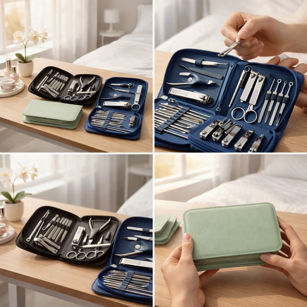 Manicure Set® Kit de manicura y extractor de puntos negros