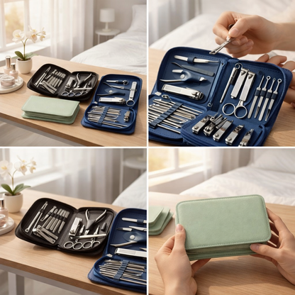 Manicure Set® Kit de manicura y extractor de puntos negros