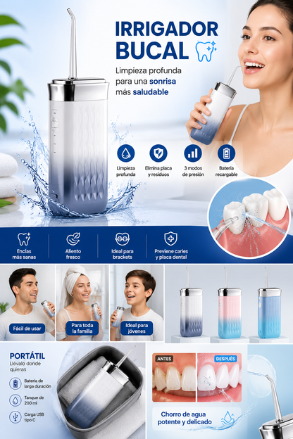 PureSmile Pro® | Irrigador Bucal 4 Boquillas