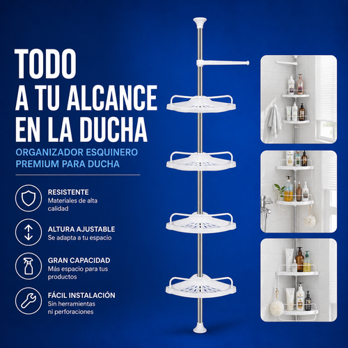 AquaCorner® Organizador Premium para Ducha