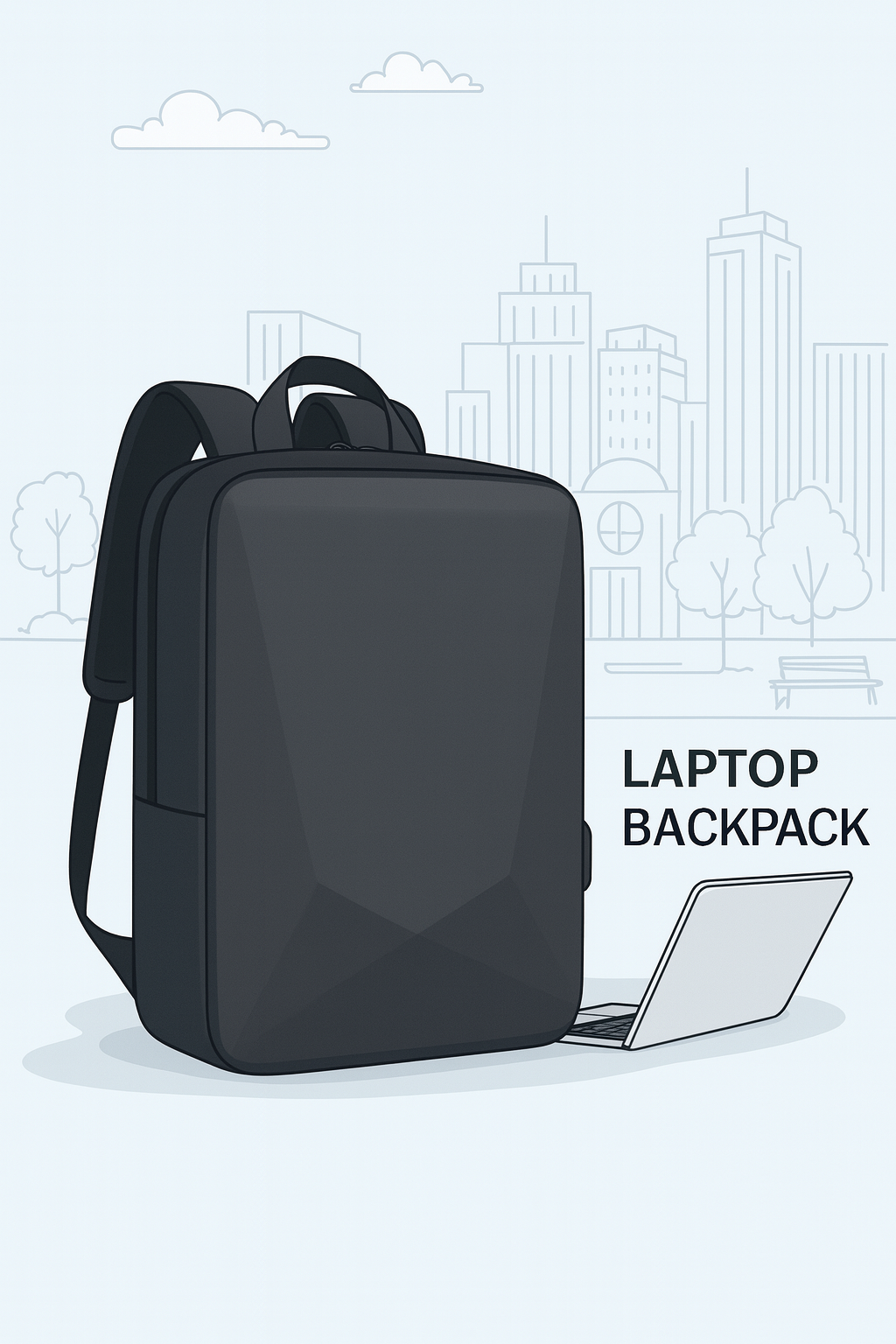 Mochila para Notebook 15.6" – Estilo + Protección