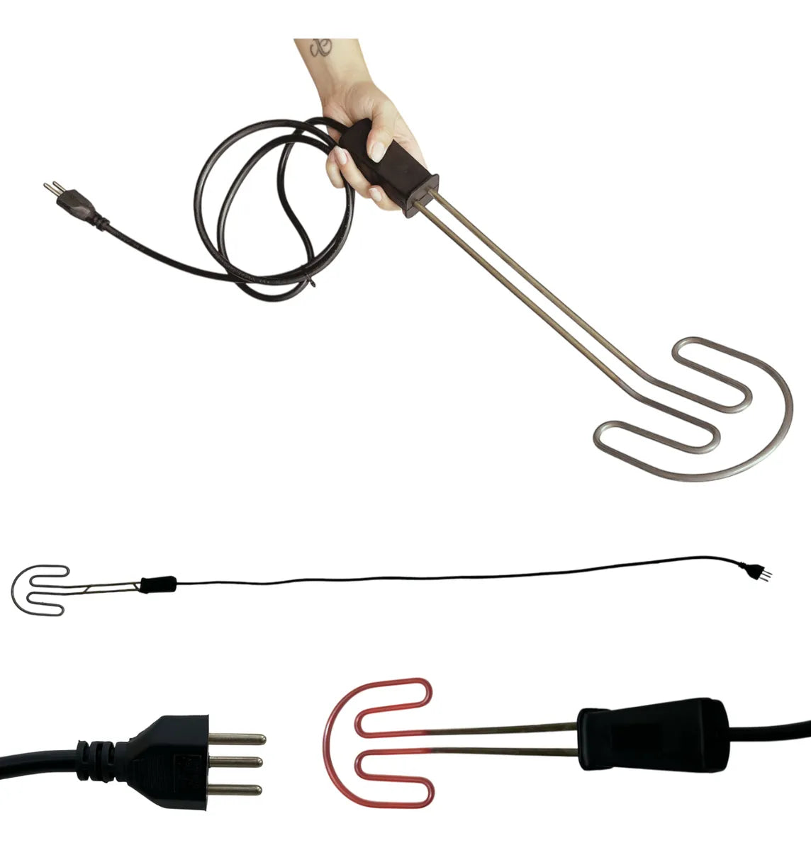 Encendedor electrico para carbon+ Cable 2Mts