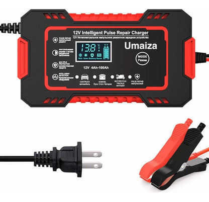 Cargador De Bateria Inteligente para automovil y Moto 12v 6a