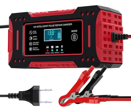 Cargador De Bateria Inteligente para automovil y Moto 12v 6a