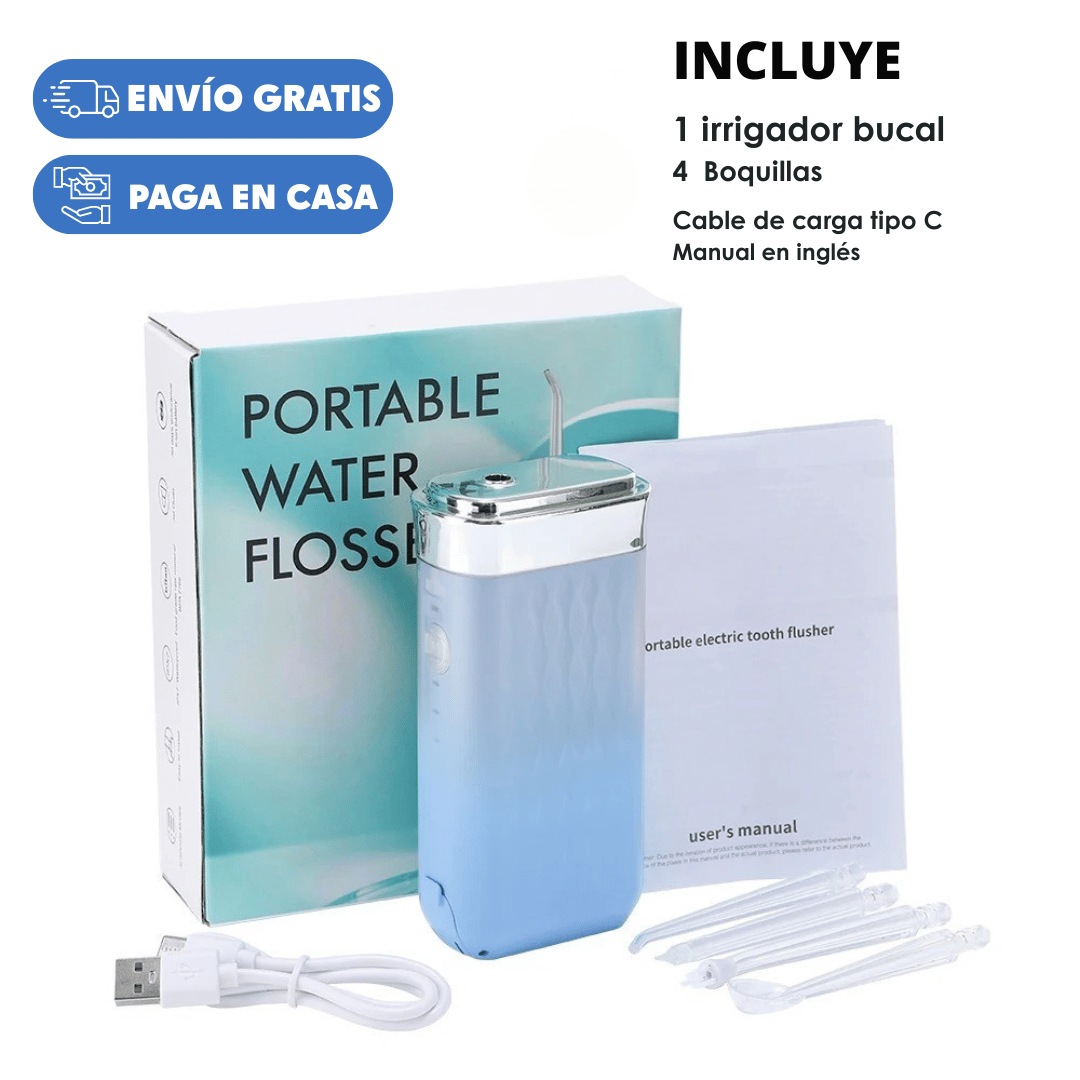 IRRIGADOR BUCAL CON 4 BOQUILLAS®