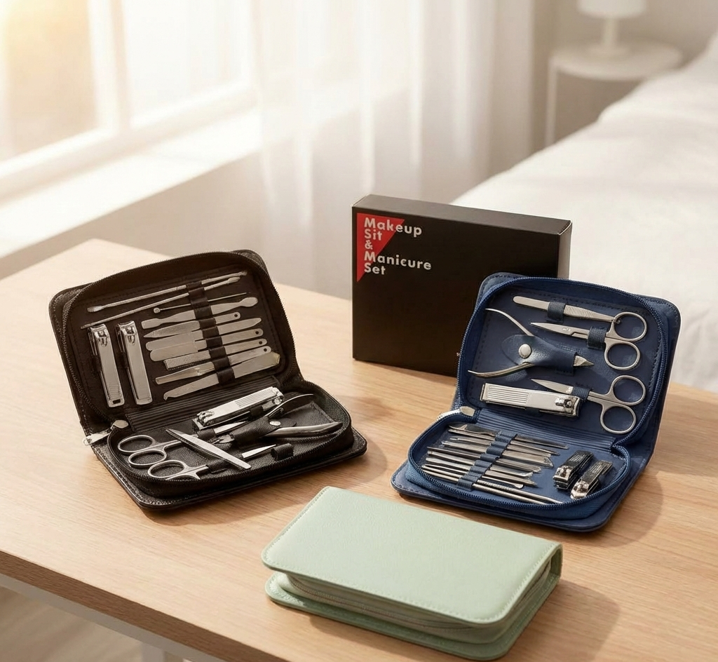 Manicure Set® Kit de manicura y extractor de puntos negros