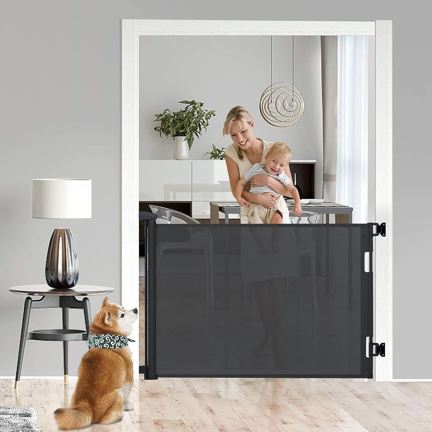 FLEXI DOOR® PUERTA RETRÁCTIL DE SEGURIDAD PARA NIÑOS Y MASCOTAS