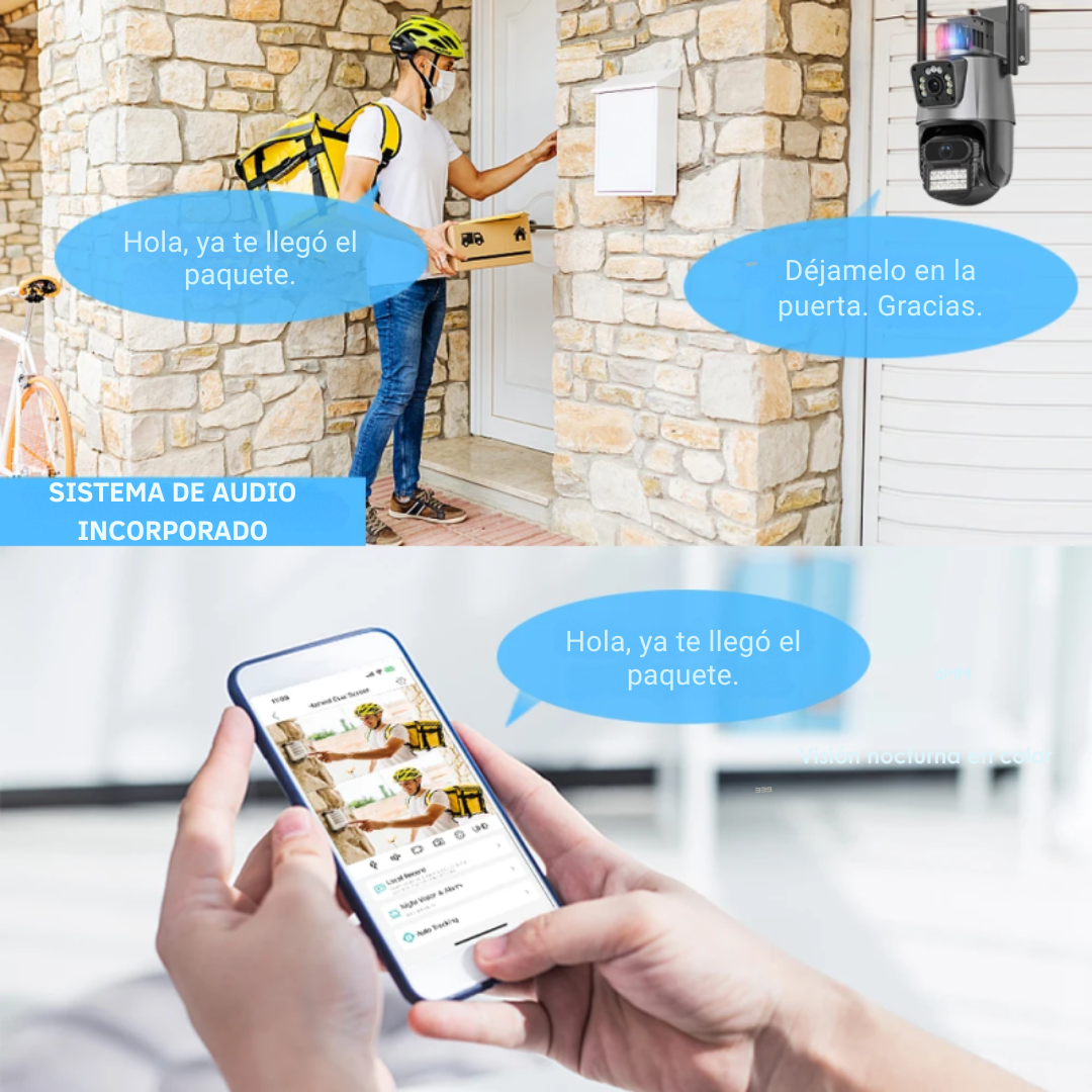 CÁMARA DE SEGURIDAD WIFI HD®