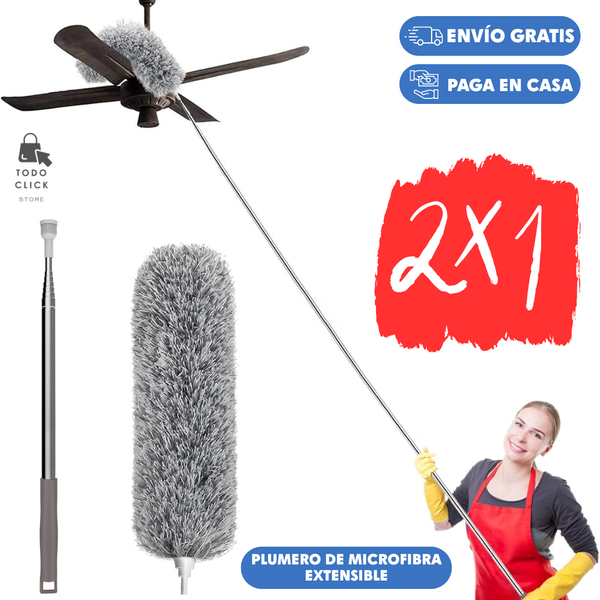 MAGIC CLEAN® PLUMERO DE MICROFIBRA EXTENSIBLE PROMO 2X1