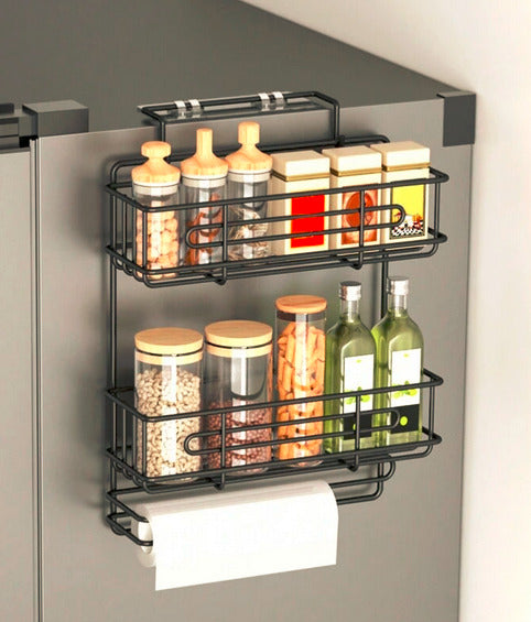 SmartRack Doble Cesta™ – Organizador Premium para Refrigerador