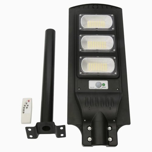 Eco Max 200W® | Kit Completo de Iluminación Solar con Poste Incluido