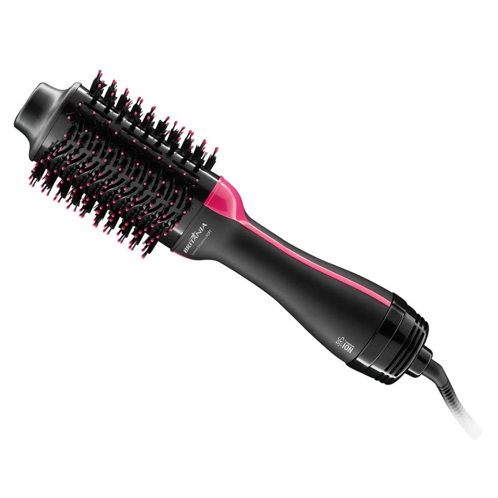 Cepillo Secador Britania BEC02 - Rosa/Negro