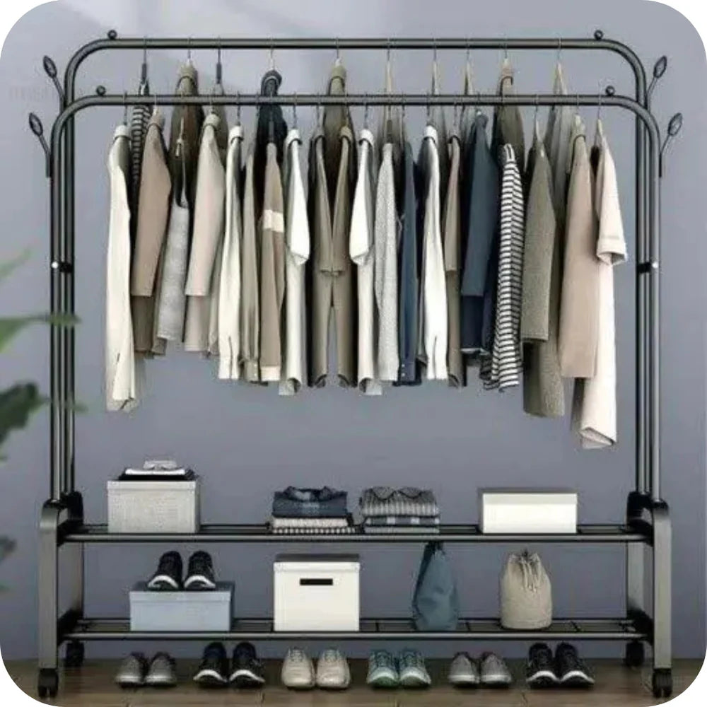 Clothes Pro® Perchero Doble para Ropa y Calzado