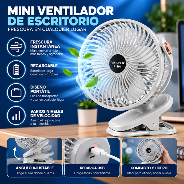 Mini ventilador de escritorio®