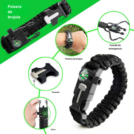 TACTIKIT® 20 en 1 - Kit de Supervivencia con Bolso Militar Compacto