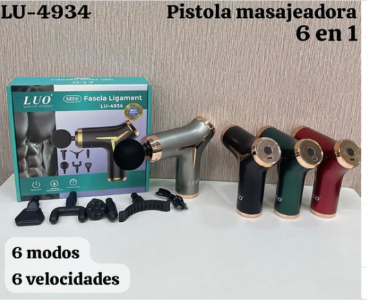 *Pistola Masajeador LUO® LU-4934