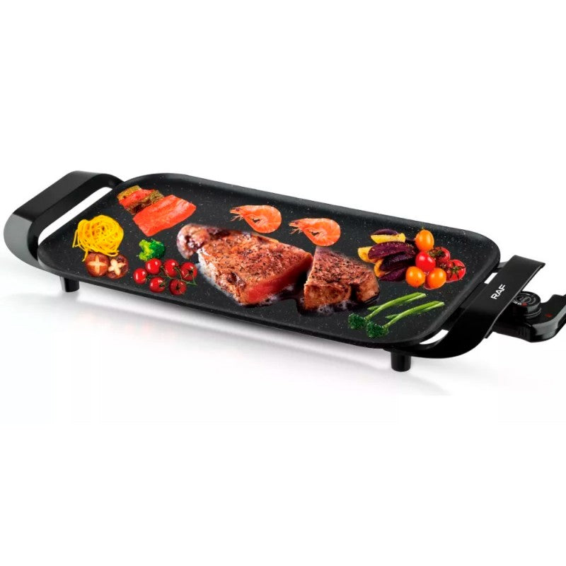 ¡Grill Eléctrico Multifunción – Cociná sin aceite y en tiempo récord!